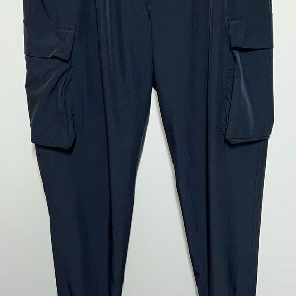 Alana Black High Waist Pull On Cargo Joggers Womens S - Picture 5 of 8